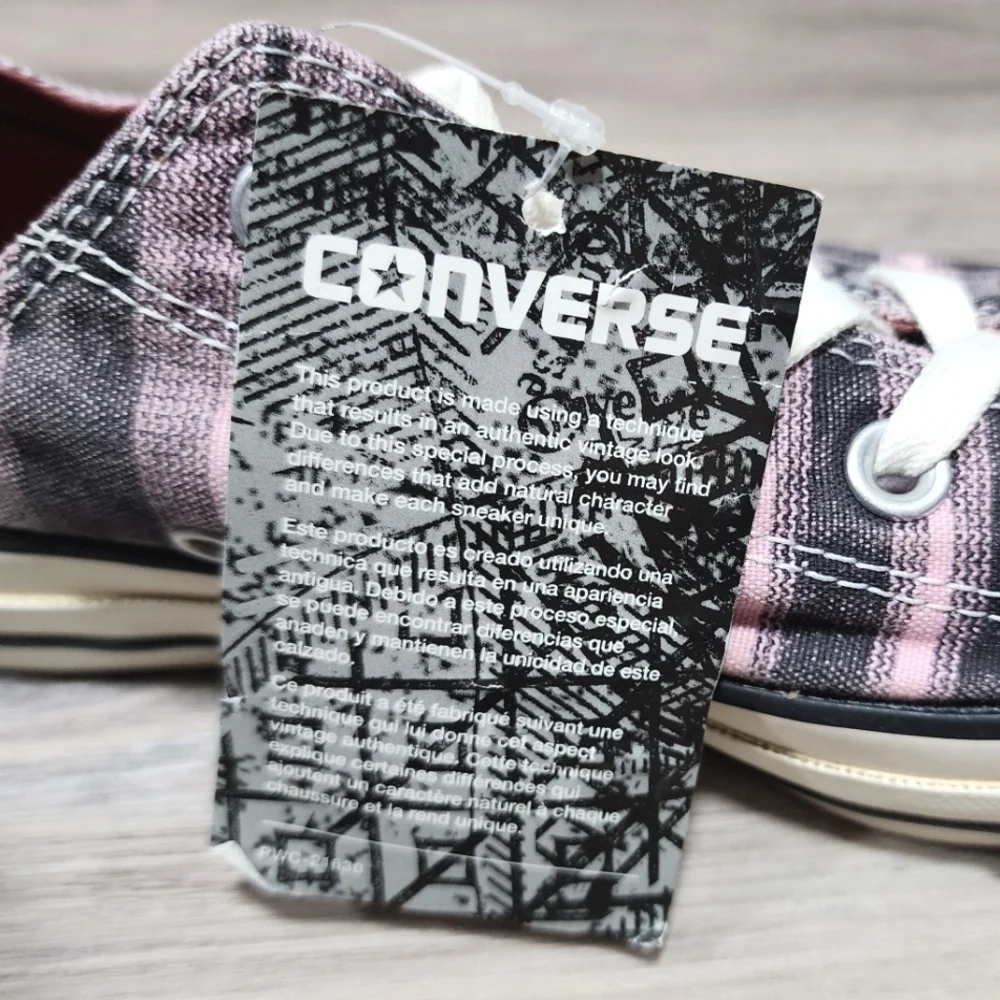Converse Missoni x Chuck Taylor All Star Low Top Sneakers Size 5.5 -New With Tag - Picture 9 of 11